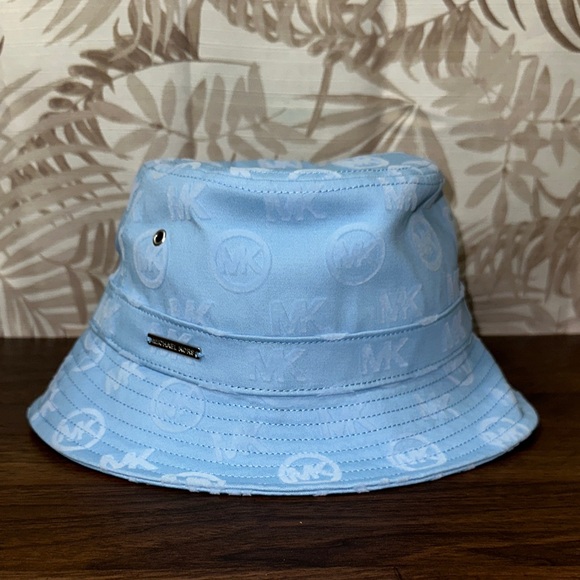 Michael Kors Blue Bucket Hat - Picture 1 of 4